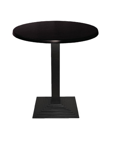 Pied de table carré effet escalier en fonte Bolero