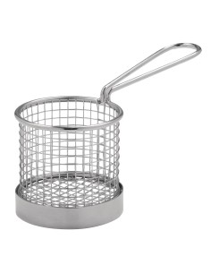 Panier de présentation Olympia 80mm avec manche - inox