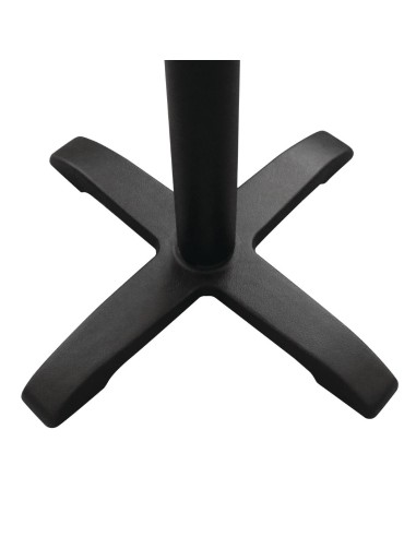 Pied de table Bolero en fonte - 735 mm - Noir