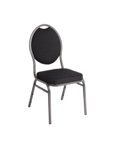 Chaises de banquet Bolero noir - lot de 4