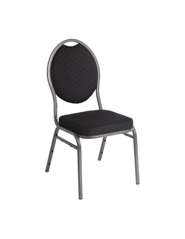 Chaises de banquet Bolero noir - lot de 4