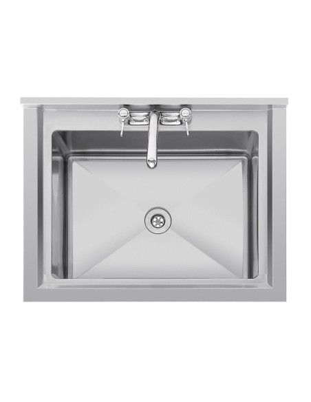 Évier profond Vogue 100 L inox - 900x770x600 mm