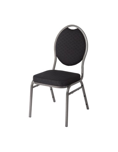 Chaises de banquet Bolero noir - lot de 4
