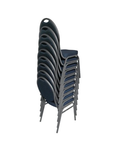 Chaises de banquet Bolero noir - lot de 4