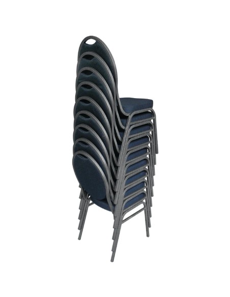 Chaises de banquet Bolero noir - lot de 4