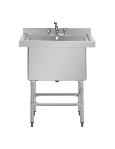 Évier profond Vogue 100 L inox - 900x770x600 mm