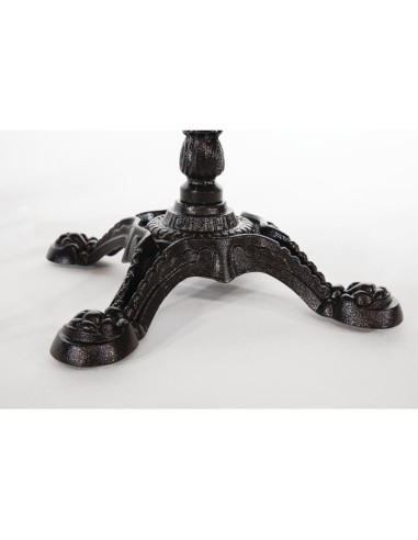 Pied de table décoré en fonte Bolero - 720 mm