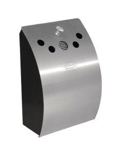 Cendrier mural Bolero en inox - Design verrouillable