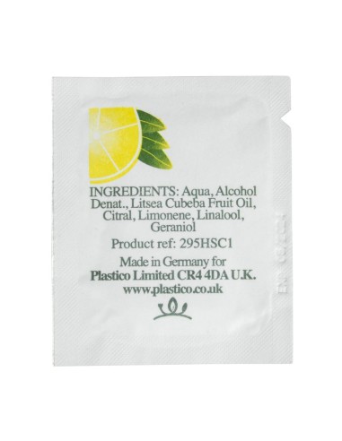 Rince-doigts eGreen 1000 lingettes citron