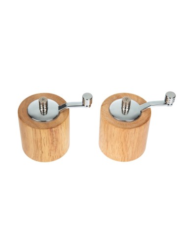 Ensemble moulins sel et poivre Olympia bois clair