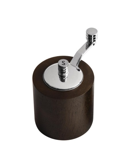 Ensemble moulins sel et poivre Olympia bois foncé