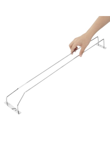 Support pour verres à pied Olympia 610 mm - Chrome