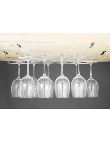 Support pour verres à pied Olympia 406 mm - Chrome