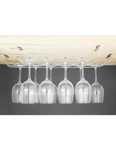 Support pour verres à pied Olympia 406 mm - Chrome