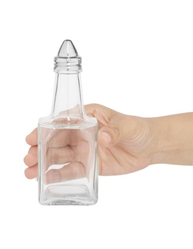 Bouteille en verre pour huile ou vinaigre Olympia - Lot de 12