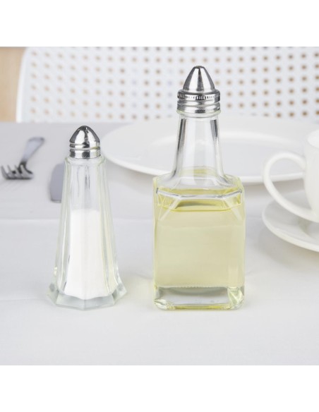 Bouteille en verre pour huile ou vinaigre Olympia - Lot de 12
