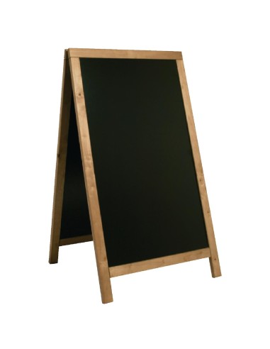Panneau de trottoir Securit teck 1200x680 mm - Bois brut