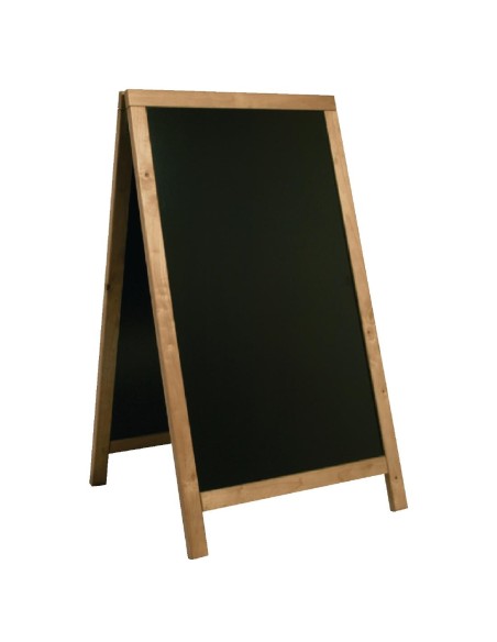 Panneau de trottoir Securit teck 1200x680 mm - Bois brut