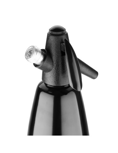 Siphon à eau de seltz noir Olympia 1L - bar à cocktails