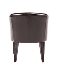 Fauteuil simili cuir Bolero marron foncé - 820x630x650 mm 2