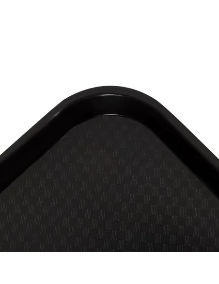 Plateau en polypropylène Fast Food Cambro noir 410 mm