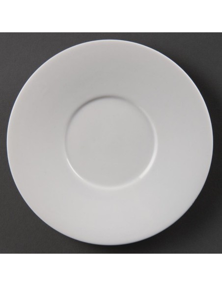 Soucoupes Olympia Whiteware 150mm - lot de 12