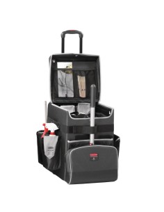 Chariot service mobile Rubbermaid Quick Cart moyen - 114L