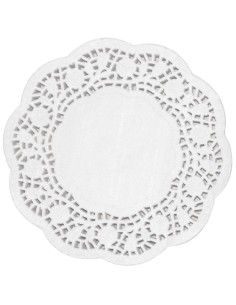 Napperons ronds en papier Olympia 240 mm - Lot de 250