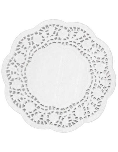 Napperons ronds en papier Olympia 240 mm - Lot de 250