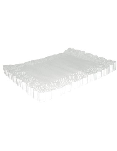 Napperons rectangulaires en papier Olympia - Lot de 250