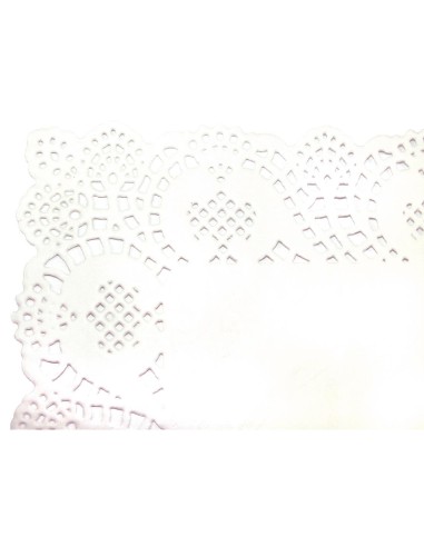 Napperons rectangulaires en papier Olympia - Lot de 250