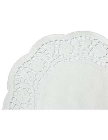 Napperons ronds en papier Olympia 240 mm - Lot de 250