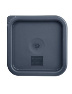 Couvercle carré bleu petit Hygiplas - 1,5 à 3,5 L
