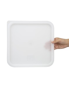 Grand couvercle carré blanc Hygiplas - CHR 2