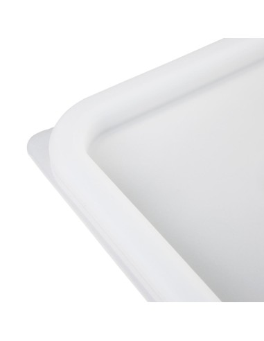 Grand couvercle carré blanc Hygiplas - CHR