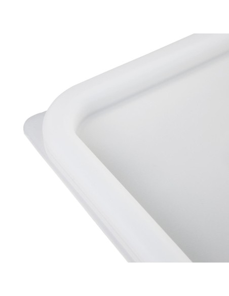 Couvercle carré blanc petit Hygiplas - 1,5-3,5L