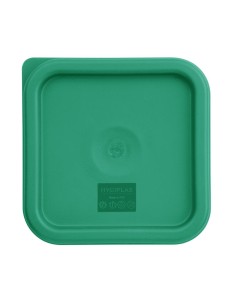 Couvercle carré vert petit Hygiplas - 17x192 mm