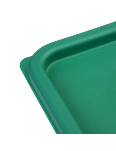 Couvercle carré vert petit Hygiplas - 17x192 mm