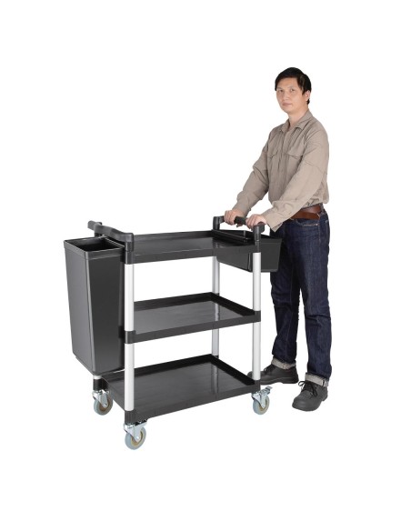 Chariot service compact Vogue 130 kg - Noir