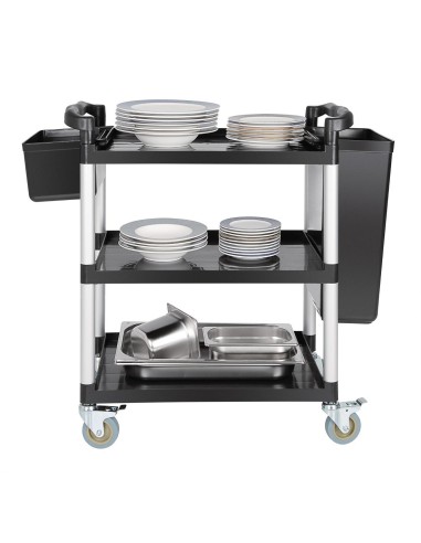 Chariot service compact Vogue 130 kg - Noir