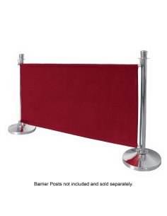 Barrière en toile Bolero rouge - 700x1430 mm