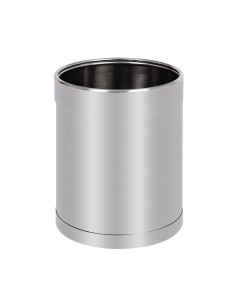 Corbeille à papier Bolero 10,2L en inox - élégance et praticité
