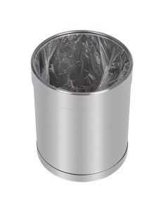 Corbeille à papier Bolero 10,2L en inox - élégance et praticité 2