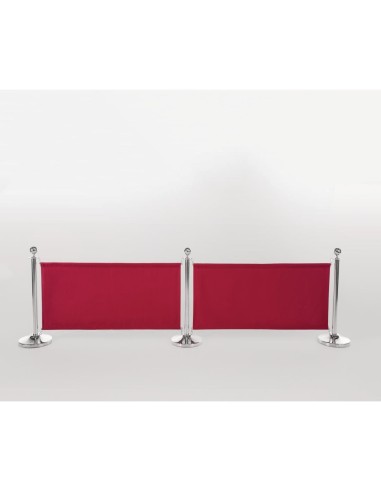 Barrière en toile Bolero rouge - 700x1430 mm