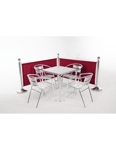 Barrière en toile Bolero rouge - 700x1430 mm