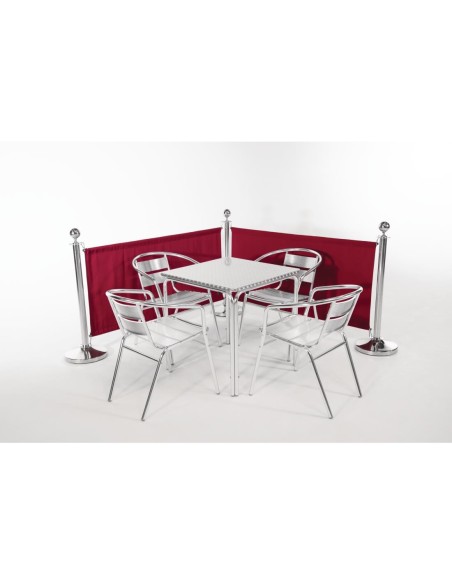 Barrière en toile Bolero rouge - 700x1430 mm