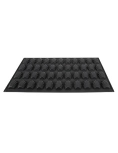Moule silicone Pavoflex 44 madeleines - Noir