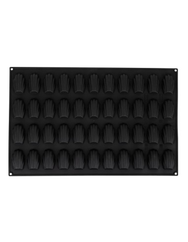 Moule silicone Pavoflex 44 madeleines - Noir