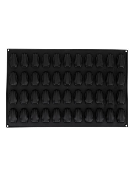 Moule silicone Pavoflex 44 madeleines - Noir