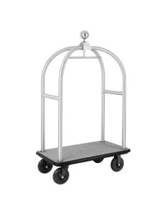 Chariot à bagages Bolero - acier inoxydable, 100 kg